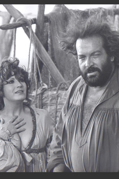 Andréa Ferréol et Bud Spencer